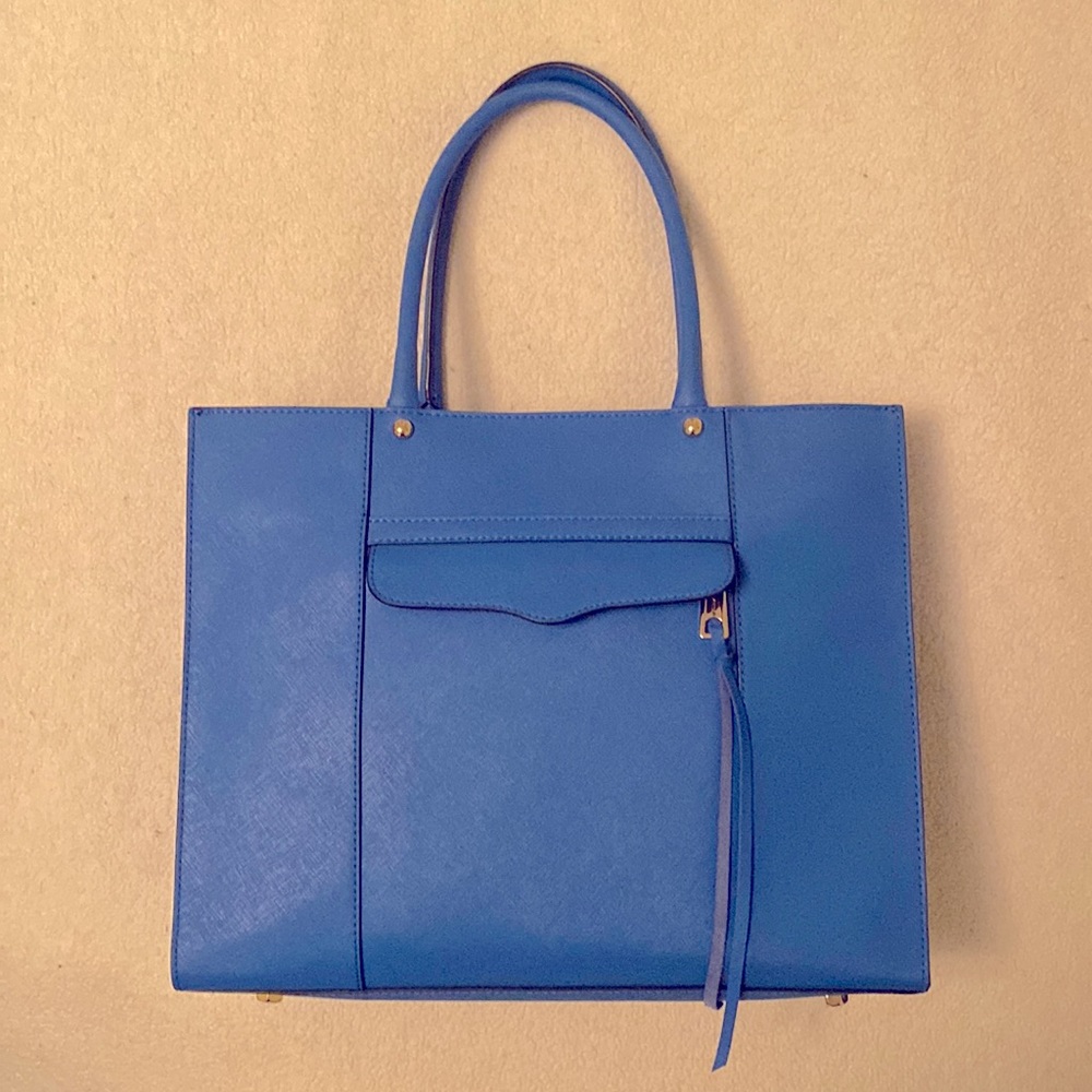Rebecca Minkoff Blue Envelope Handbag in nearly-mint-condition